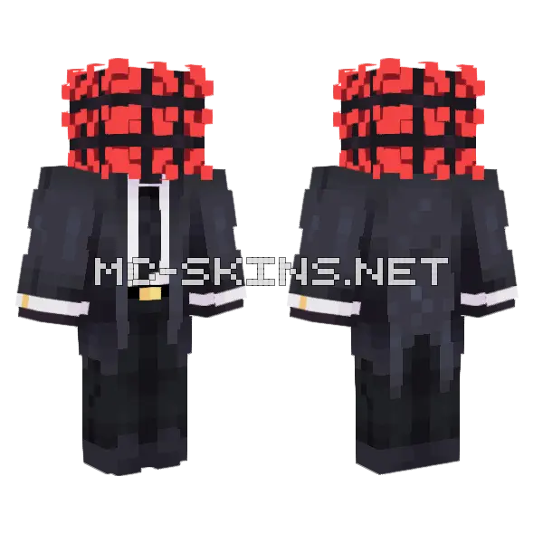 Dark Hooded Figure, front and back