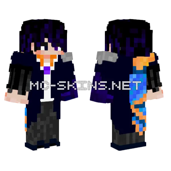 Dark Hooded Figure, front and back