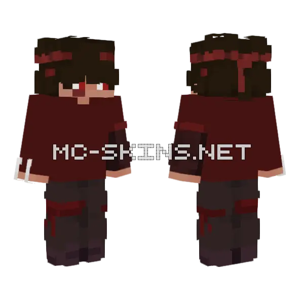 Dark Hooded Figure, front and back
