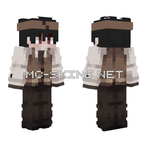 Dark Hooded Figure, front and back
