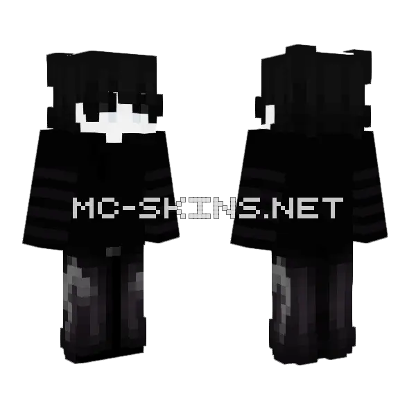 Dark Hooded Figure, front and back