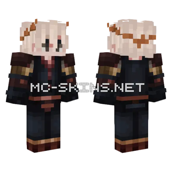 Dark Hooded Figure, front and back
