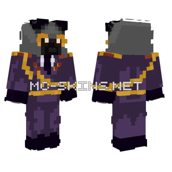 Dark Hooded Figure, front and back
