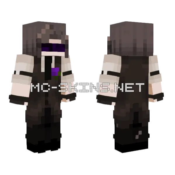 Dark Hooded Figure, front and back