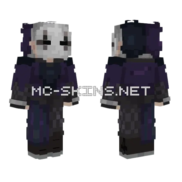 Dark Hooded Figure, front and back