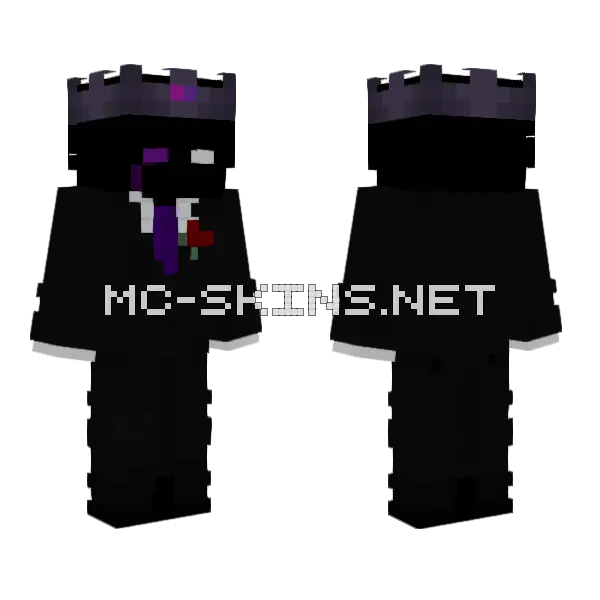 Dark Hooded Figure, front and back