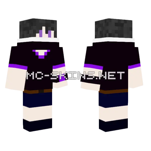 Dark Hooded Figure, front and back