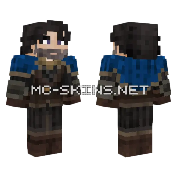 Dark Hooded Figure, front and back