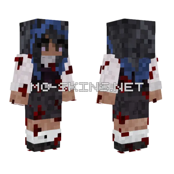 Dark Hooded Figure, front and back