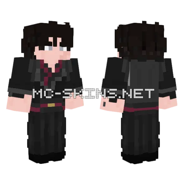 Dark Jacket Boy, front and back