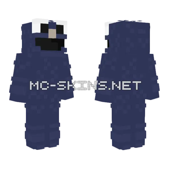 Dark Knight Armor, front and back