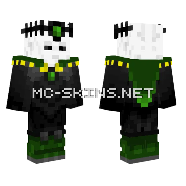 Dark Knight Armor, front and back