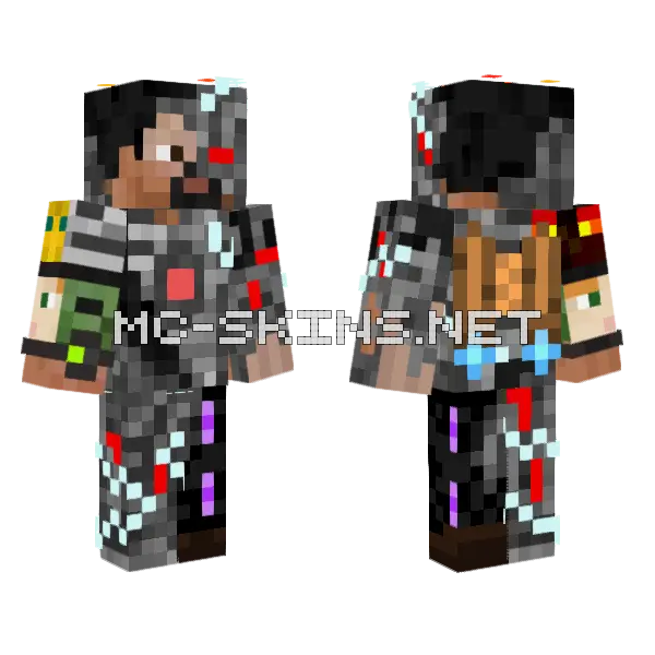 Dark Knight Armor, front and back