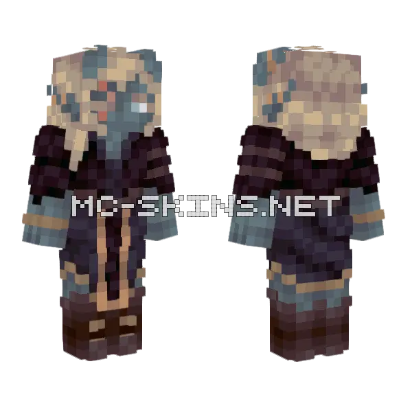 Dark Knight Armor, front and back