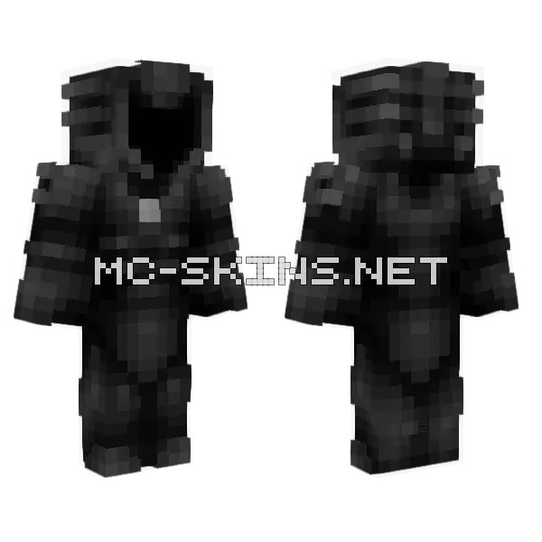 Dark Knight Armor, front and back