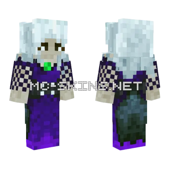 Dark Mage Robes, front and back