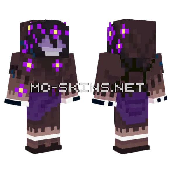 Dark Mage Robes, front and back