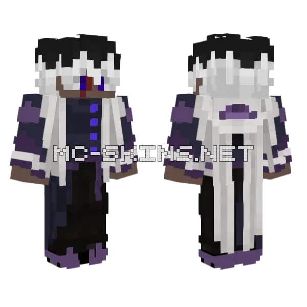 Dark Mage Robes, front and back