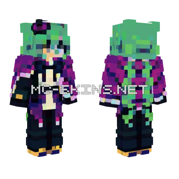 Dark Mage Robes, front and back
