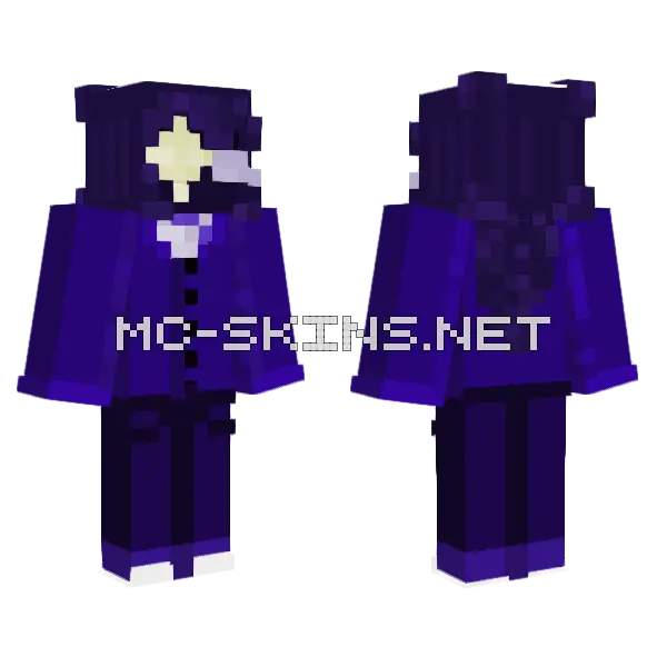 Dark Mage Robes, front and back