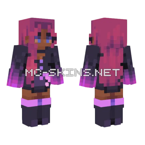 Dark Necessities Gv Minecraft skin, front and back