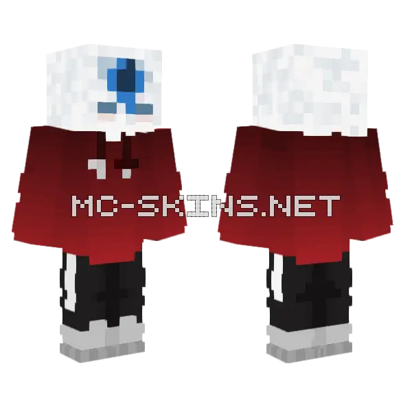Dark Red Coat, front and back