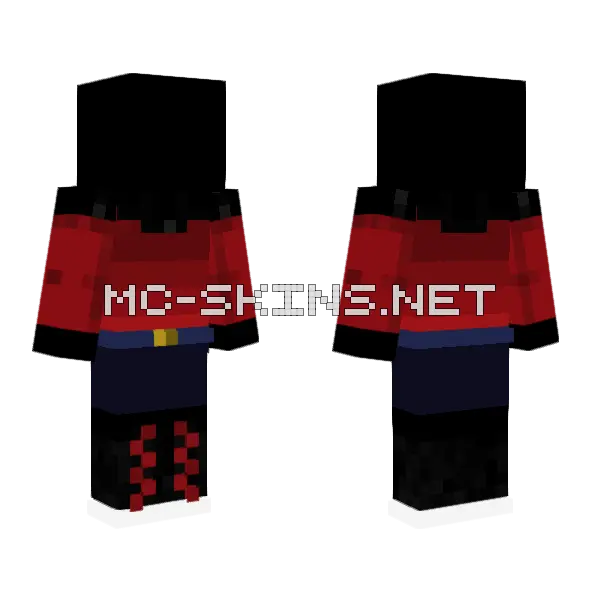 Dark Red Knight, front and back