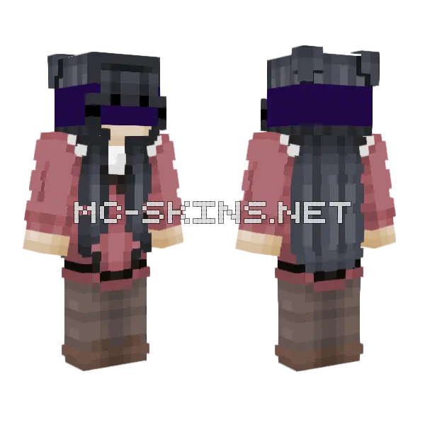 Dark Samurai Warrior, front and back