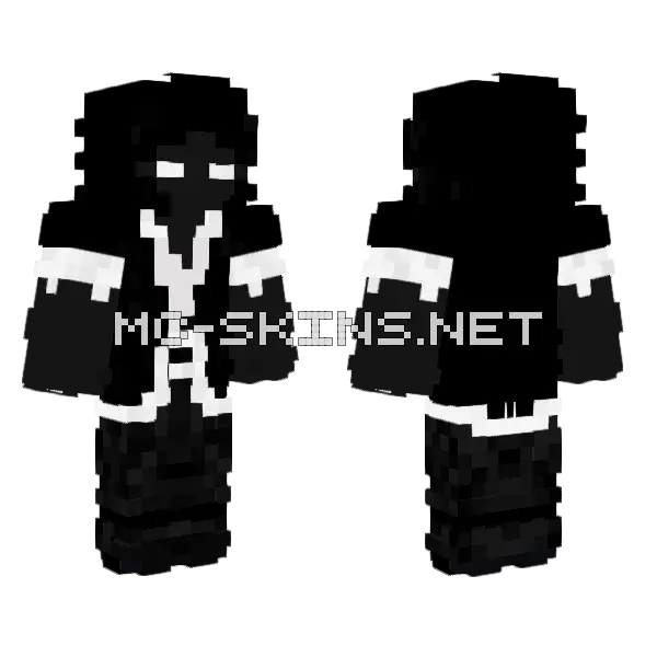 Dark Shadows Minecraft skin, front and back