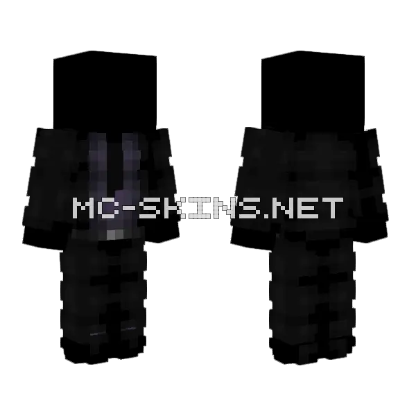 Dark Suit Base Minecraft skin, front and back