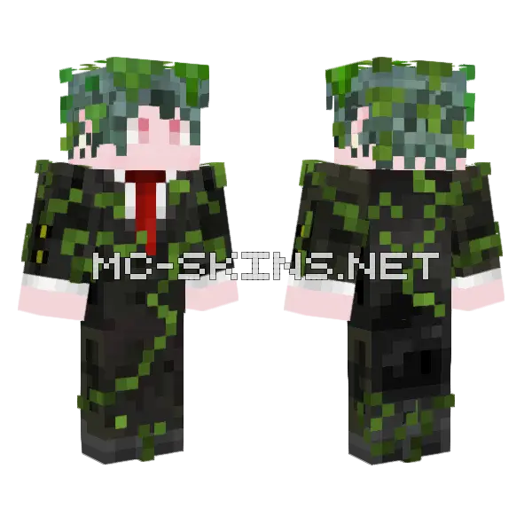 Dark Suit Gentleman, front and back