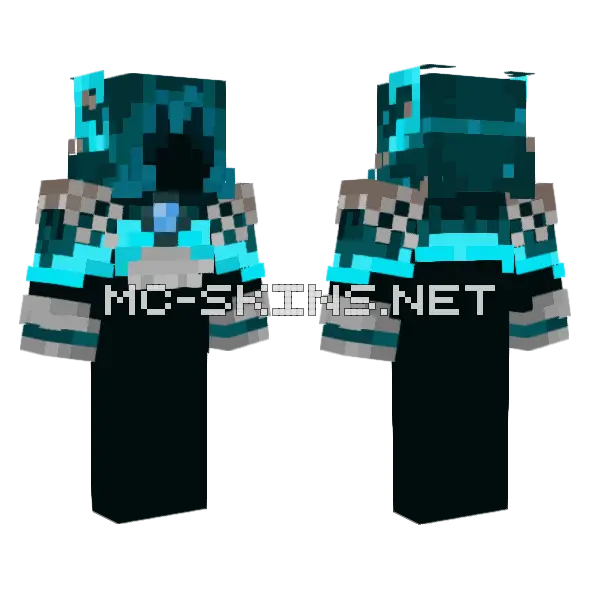 Dark Teal Warden, front and back