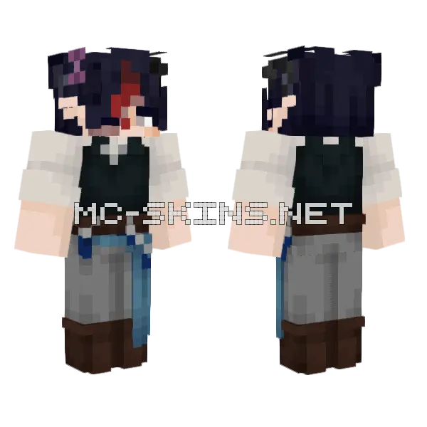 Dark Uniform Boy, front and back