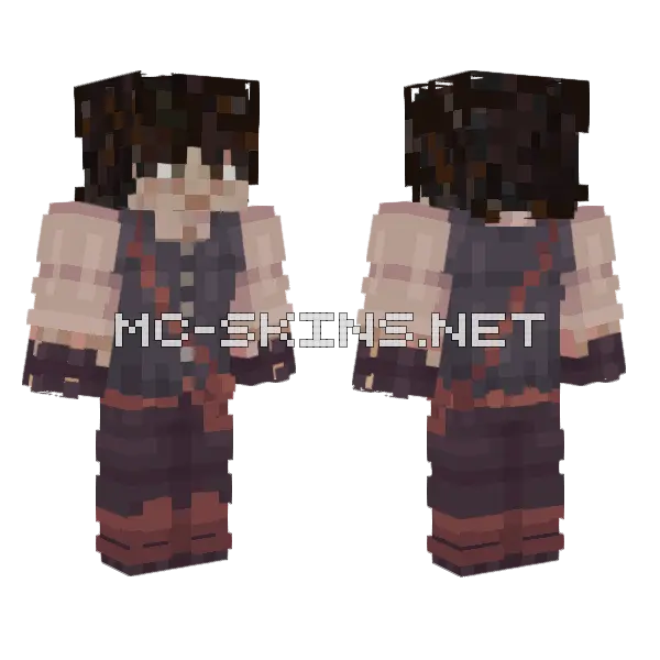 Dark Uniform Officer, front and back