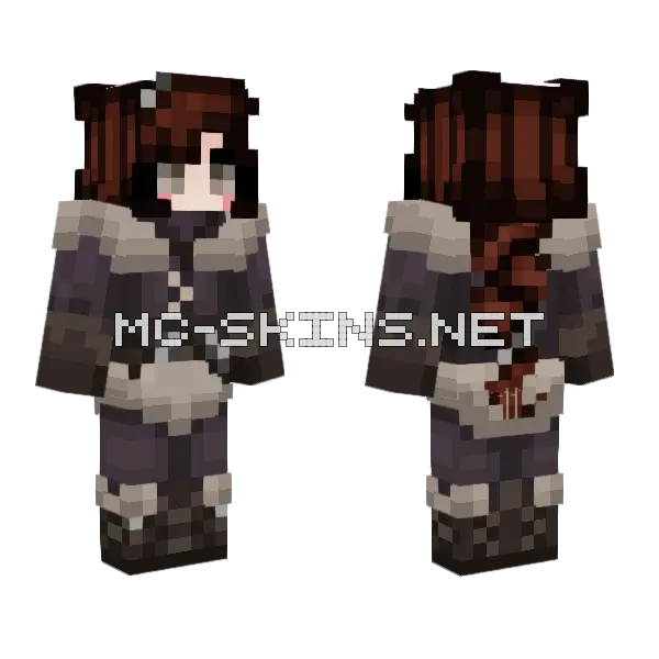 Dark Winter Outfit, front and back