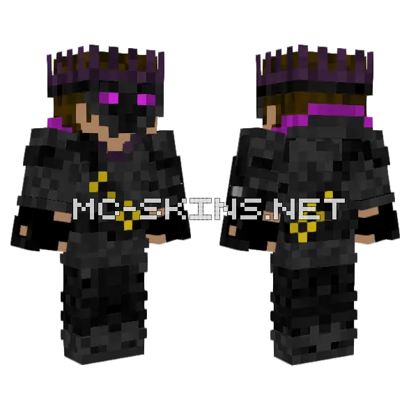 Darker Potatosallad111 Version Minecraft skin, front and back