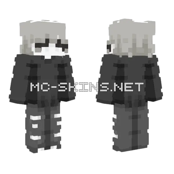 Darker Rce Minecraft skin, front and back