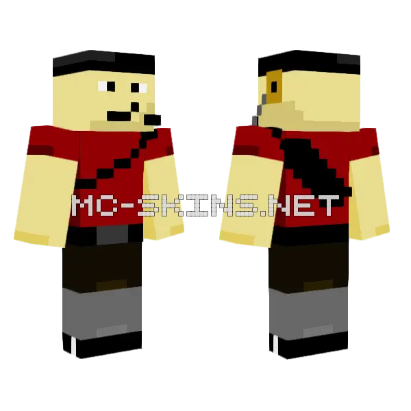 Darker Scout Skin Minecraft skin, front and back