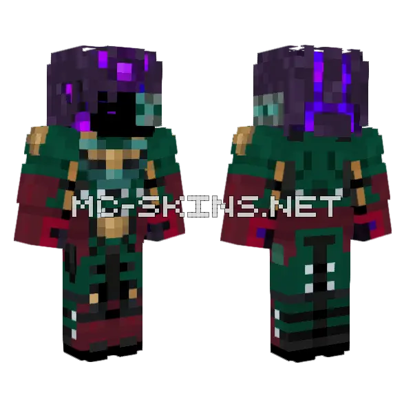 Darkest Soldier Boy Minecraft skin, front and back