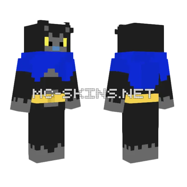 Darknyan Yo Kai Watch Minecraft skin, front and back