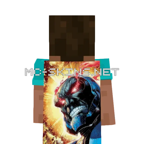 Darkseid cape, outside and lining