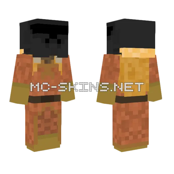 Darth Momin Minecraft skin, front and back