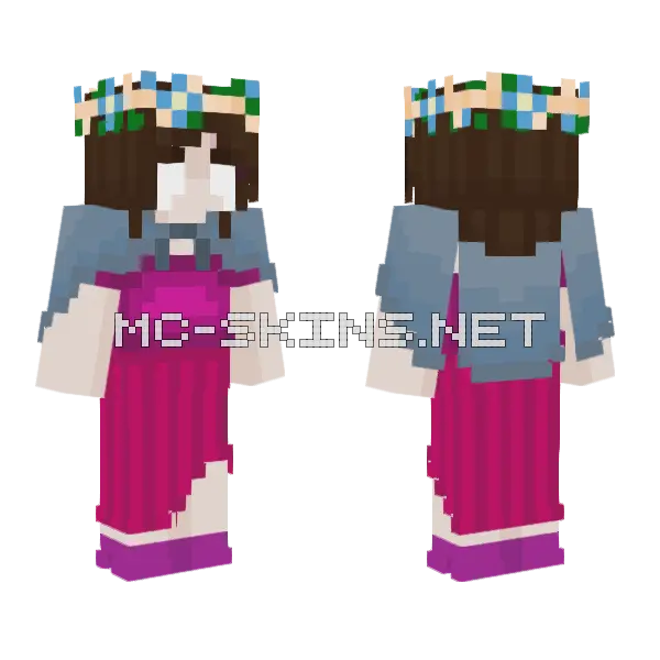 Date Skin Minecraft skin, front and back