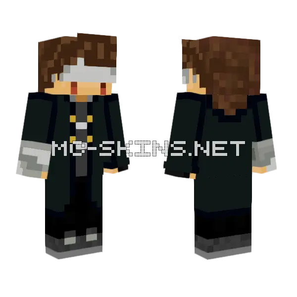 Davalin Turned Minecraft skin, front and back