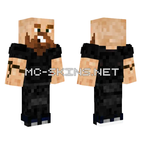 Dave Minecraft skin, front and back