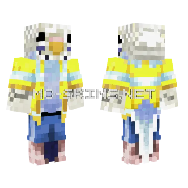 David Budgie 2 Minecraft skin, front and back