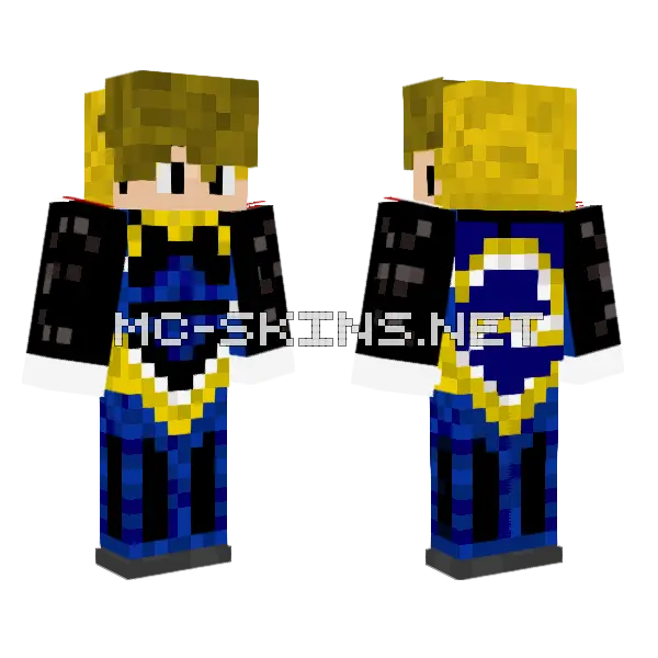 Davies Minecraft skin, front and back
