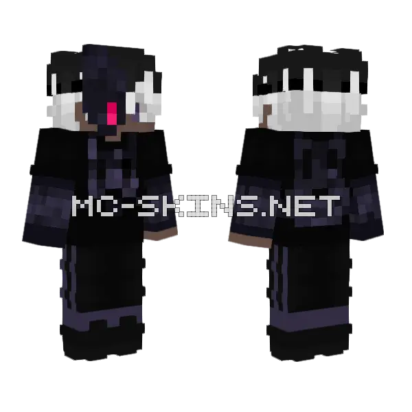 Dawda Minecraft skin, front and back