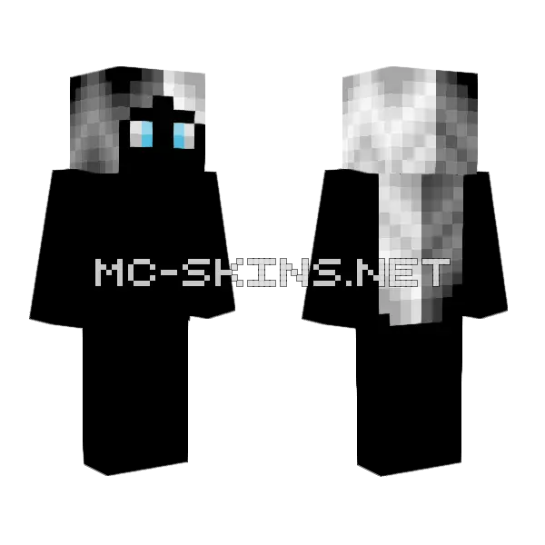 Day And Night HB Minecraft skin, front and back