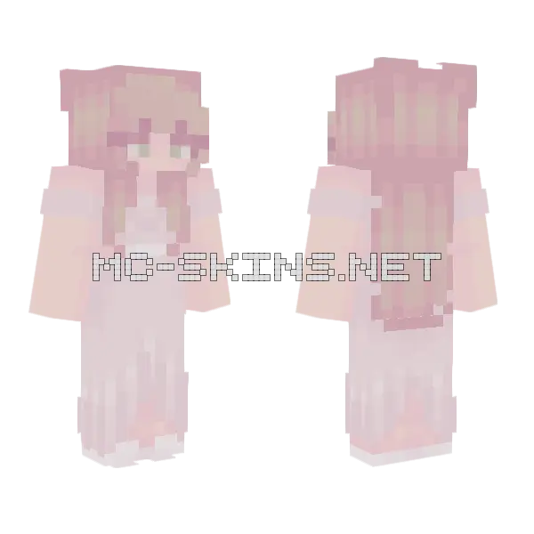 Daybreak Girl Minecraft skin, front and back
